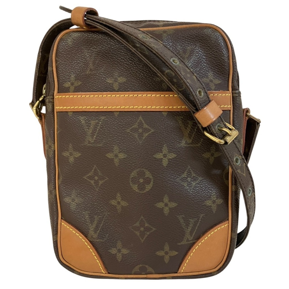 Louis Vuitton Danube Shoulder Bag, Monogram Canvas, Natural Leather, M45266